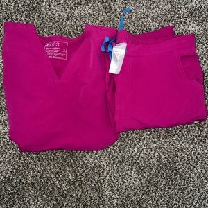 Fig color raspberry sorbet Medium top and bottom